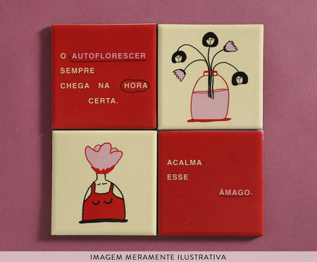 Kit de Azulejos Marcela Scheid Autoflorescer & Vaso | WestwingNow