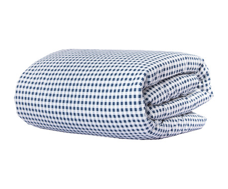 Duvet Mini Vichy Marinho 200 Fios | WestwingNow