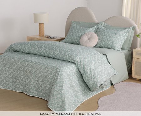 Duvet Liberty Menta 200 Fios | Westwing