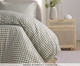 Duvet Mini Vichy Oliva 200 Fios, green | WestwingNow