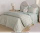 Duvet Mini Vichy Oliva 200 Fios, green | WestwingNow