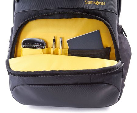 Mochila Business Ikonn Preta e Amarela | Westwing