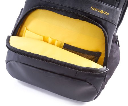 Mochila Business Ikonn Preta e Amarela | Westwing