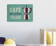 Placa de Madeira Estampada Café Não Costuma Falhar, Colorido | WestwingNow
