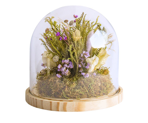 Redoma M Flores Secas Lavanda, Roxo | WestwingNow