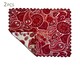 Jogo de Lugares Americanos Paisley Vermelho, Vermelho | WestwingNow