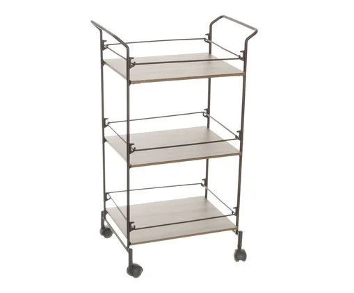 Carrinho Retangular Corten e Castanho Tannat, Marrom | WestwingNow