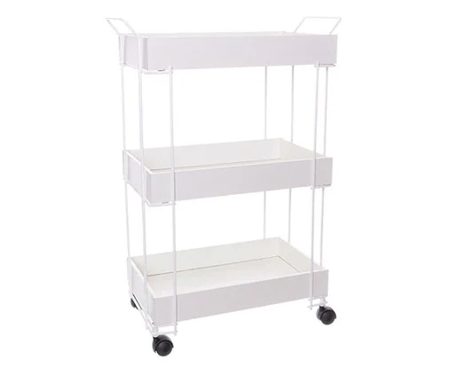 Carrinho Multi com 03 Andares Branco, Branco | WestwingNow