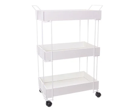 Carrinho Multi com 03 Andares Branco