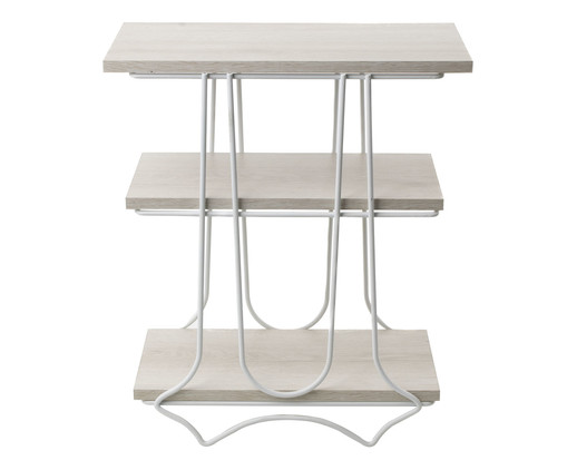 Mesa Lateral Alvorada Branco, Branco | WestwingNow