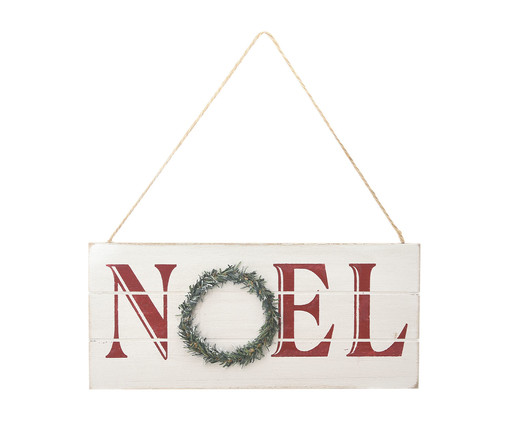 Placa Noel com Guirlanda, multicolor | WestwingNow