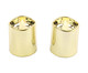 Dupla de Velas Eletronic com Led - Douradas, gold | WestwingNow