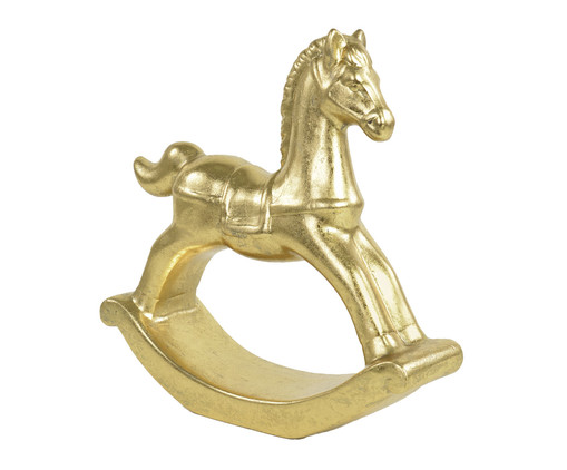 Adono Cavalo de Balanço - Dourado, gold | WestwingNow