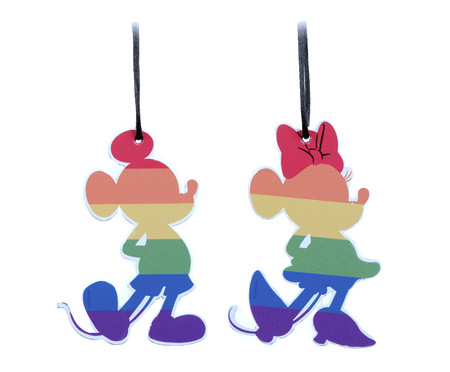 Jogo de Enfeites para Pendurar Mickey&Minnie LGBT I