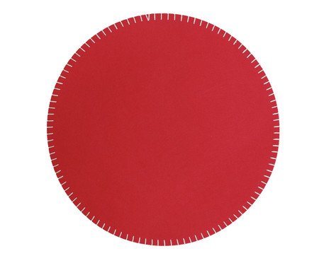 Lugar Americano Redondo - Vermelho | Westwing