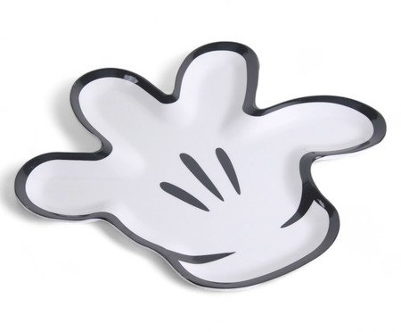 Prato Luva Mickey - Branco e Preto | Westwing