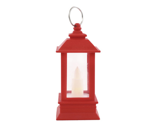 Mini Lanterna com Led II - Vermelha, red | WestwingNow