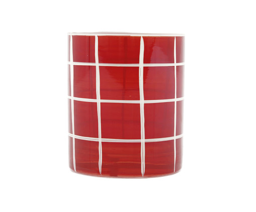 Copo Grid Vermelho, red | WestwingNow