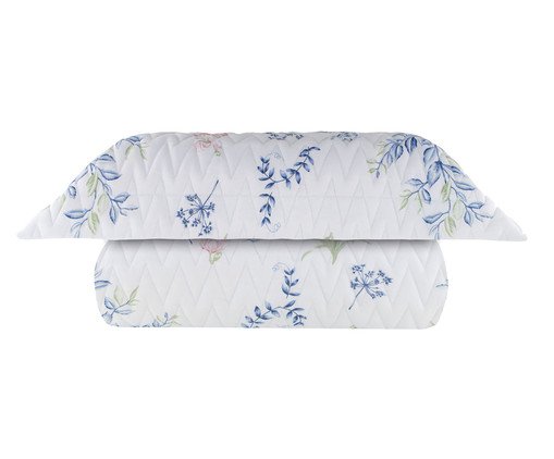 inativo_Jogo de Cobre-Leito Acetinado Matelassê Le Jardim Blanc 300 Fios, Colorido | WestwingNow