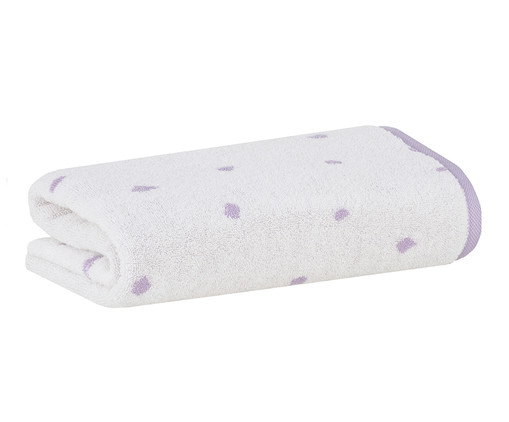 Toalha de Banho Dots Lilás e Off-White, lilac | WestwingNow