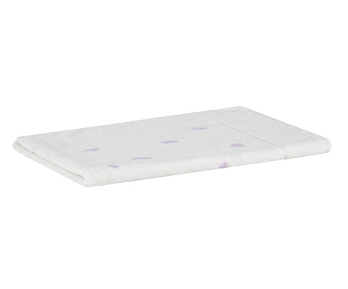 Toalha de Piso Dots Lilás e Off-White, lilac | WestwingNow