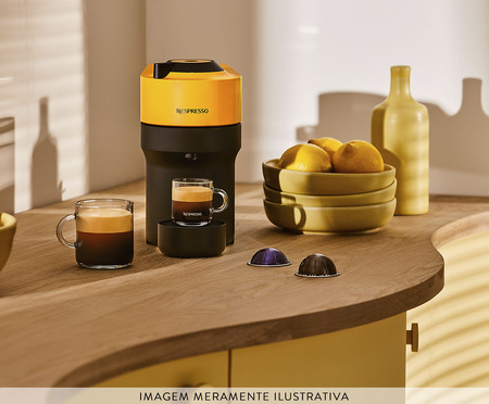 Cafeteira Nespresso Vertuo Pop Amarelo Manga | Westwing