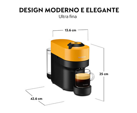 Cafeteira Nespresso Vertuo Pop Amarelo Manga | WestwingNow