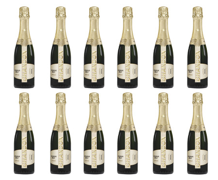 Kit Espumante Chandon Reserve Brut - 12 peças - 375ml