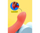 Samba Vibrador Rabbit com Power Finger, Colorido | WestwingNow