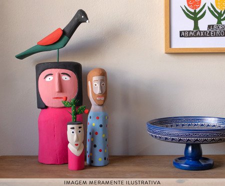 Tótem Médio Ilha do Ferro Barba - Marrom | Westwing