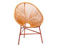 Cadeira Acapulco Palha Acobreada - 85X90X45cm, Branco | WestwingNow