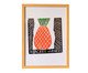 Quadro Xilogravura Abacaxi Pequeno, multicolor | WestwingNow