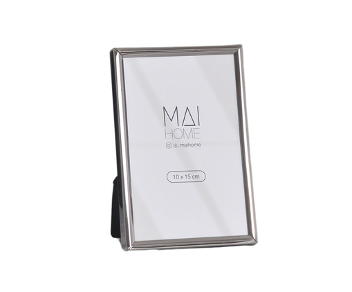 Porta Retrato Aika em Metal I Prateado, silver or metallic | WestwingNow