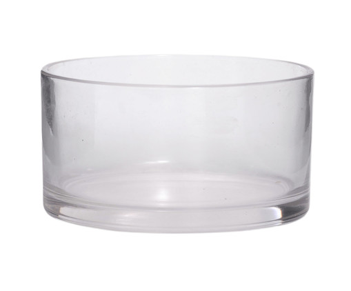 Vaso Center Pequeno Transparente 15X8X15cm, transparent | WestwingNow