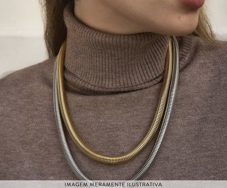 Colar Bold Prateado | Westwing