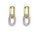 Brinco Argola Delicada Pingente Cravejado, silver or metallic | WestwingNow