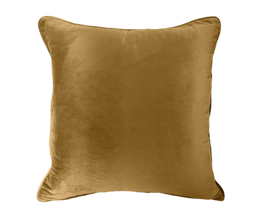 Almofada em Veludo Soft Liso Dourado, Colorido | WestwingNow