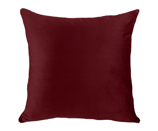 Almofada em Veludo Soft Liso II Marsala, Vermelho | WestwingNow