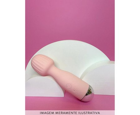 Vibrador Mini Varinha Mony Rosa