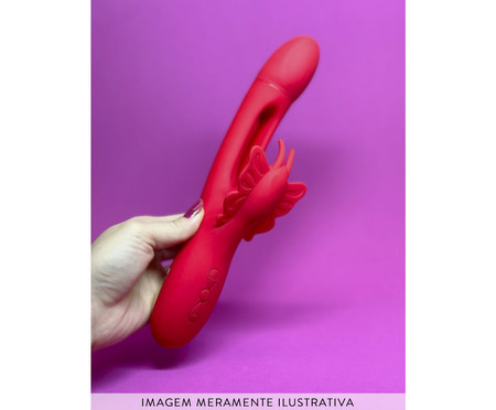 Vibrador Rabbit Butterfly Vermelho | WestwingNow