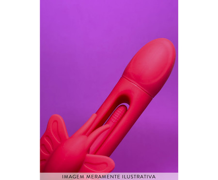 Vibrador Rabbit Butterfly Vermelho | WestwingNow