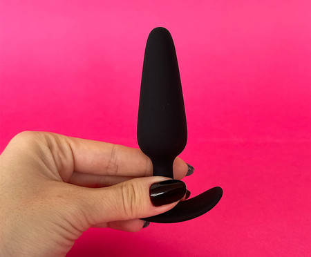 Plug Anal em Silicone Gota Preto - M | WestwingNow