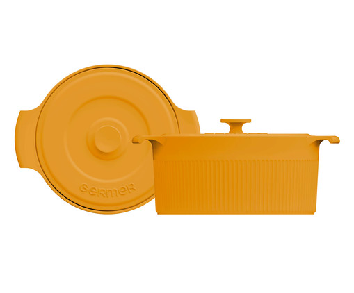 Panela Cocotte em Porcelana Ardengo Amarelo, Amarelo | WestwingNow