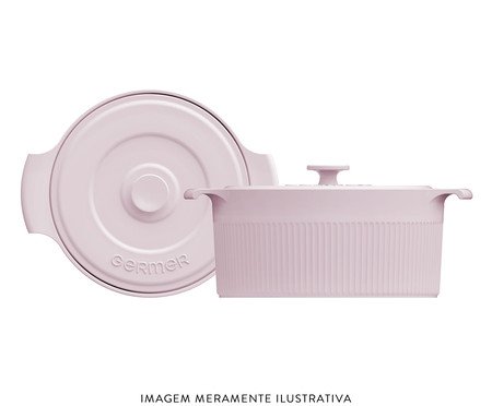 Panela Cocotte em Porcelana Ardengo Rosa | Westwing