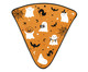 Prato Fatia de Pizza Halloween Laranja, Laranja | WestwingNow