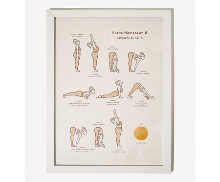 Dupla de Pôsteres Surya Namaskar | WestwingNow