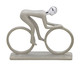 Escultura Ciclista - Prateado, beige | WestwingNow