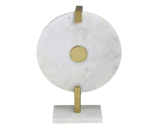 Escultura Chief - Branco e Dourado, white | WestwingNow