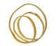 Escultura Curled - Dourado, gold | WestwingNow