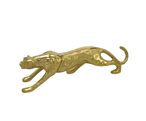 Adorno Leopardo em Metal - Dourado, gold | WestwingNow